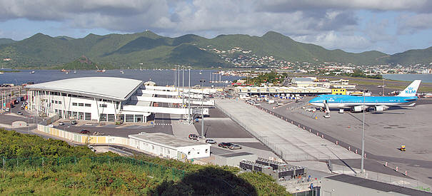 Princess Juliana International Airport in Saint Martin