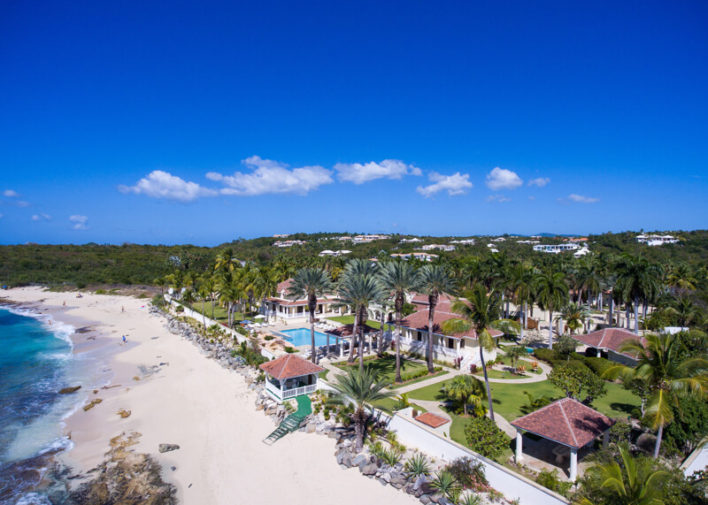 French St Martin, Plum Bay, beachfront, Chateau des Palmiers