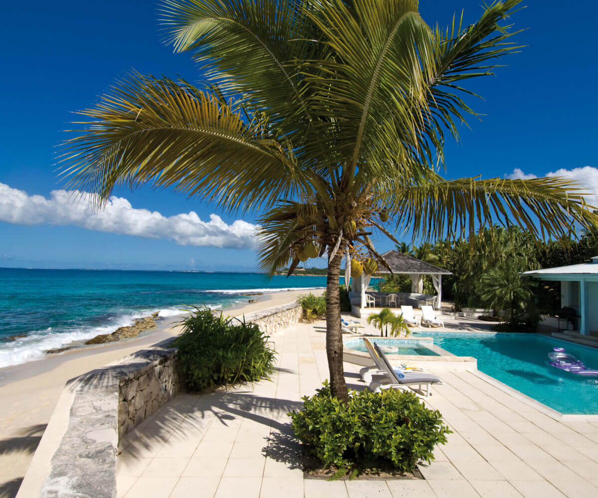 French St Martin, Terres Basses, beach front , Ecume des Jours