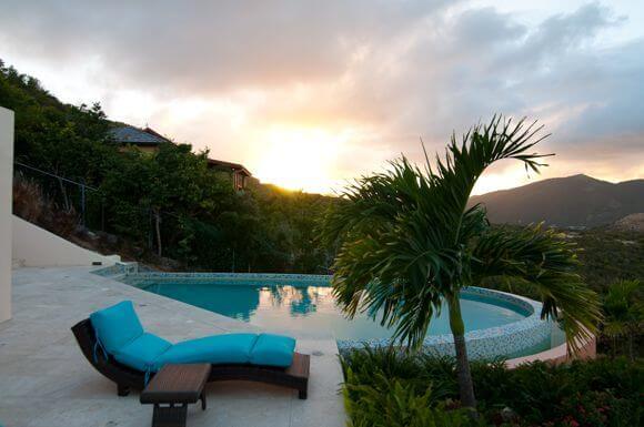 Villa On Island Time is a wonderful stylish, modern villa located in the gated Oyster Pond Hillside and has stunning views of the ocean, surrounding hillsides and Orient Bay.