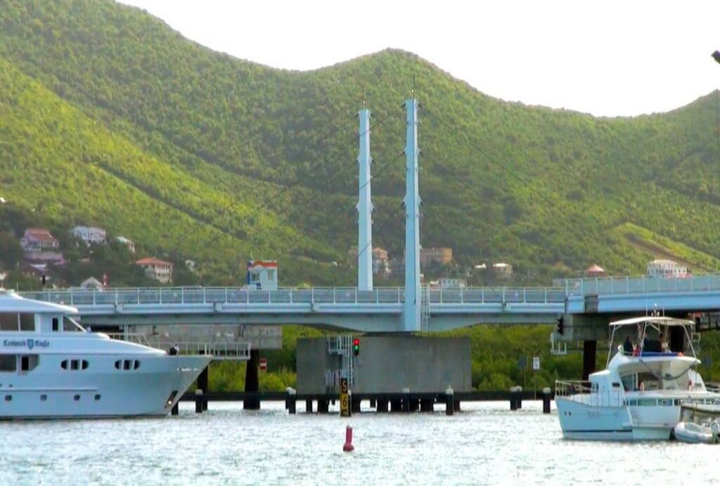 The Simpson Bay Causeway bridge St Maarten