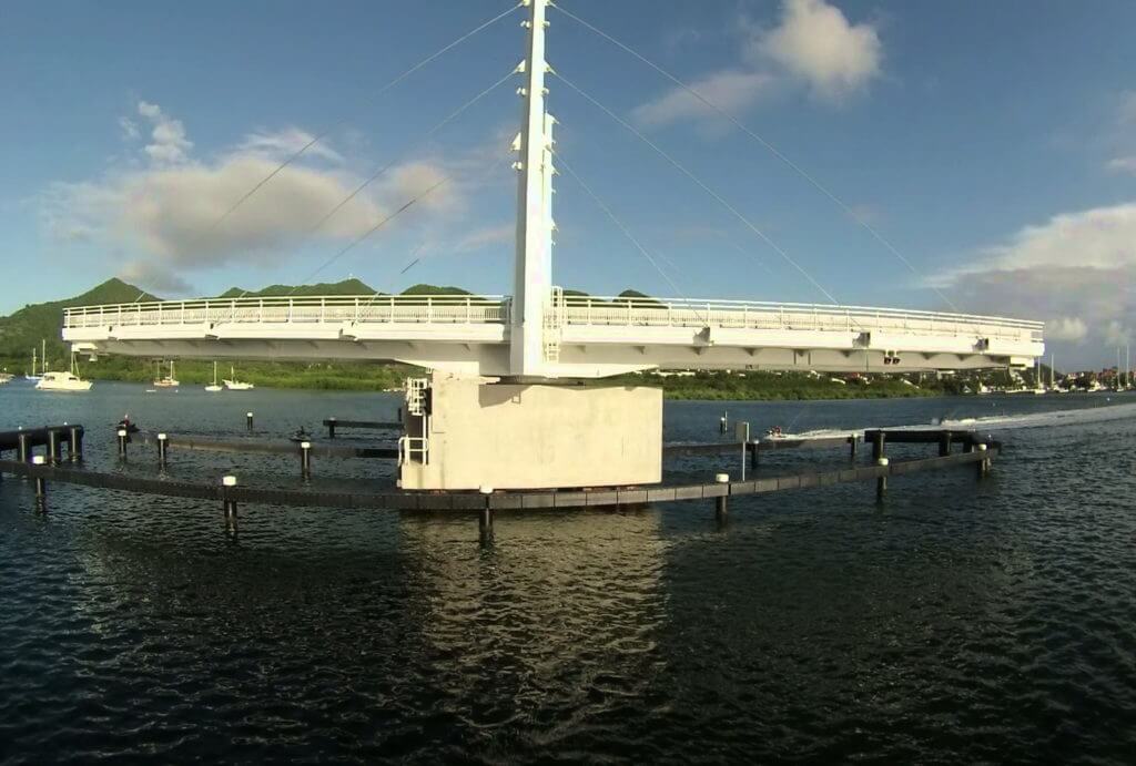 The Simpson Bay Causeway bridge St Maarten