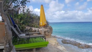 Cupecoy Beach St Maarten post hurricane Irma