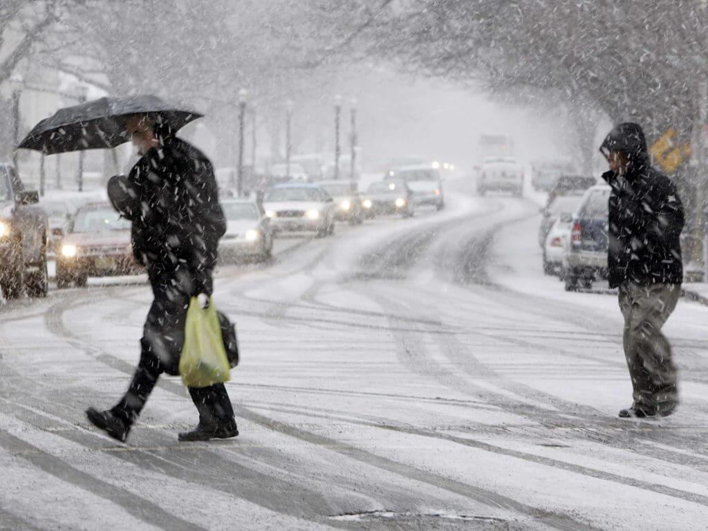 winter in northern parts of the usa