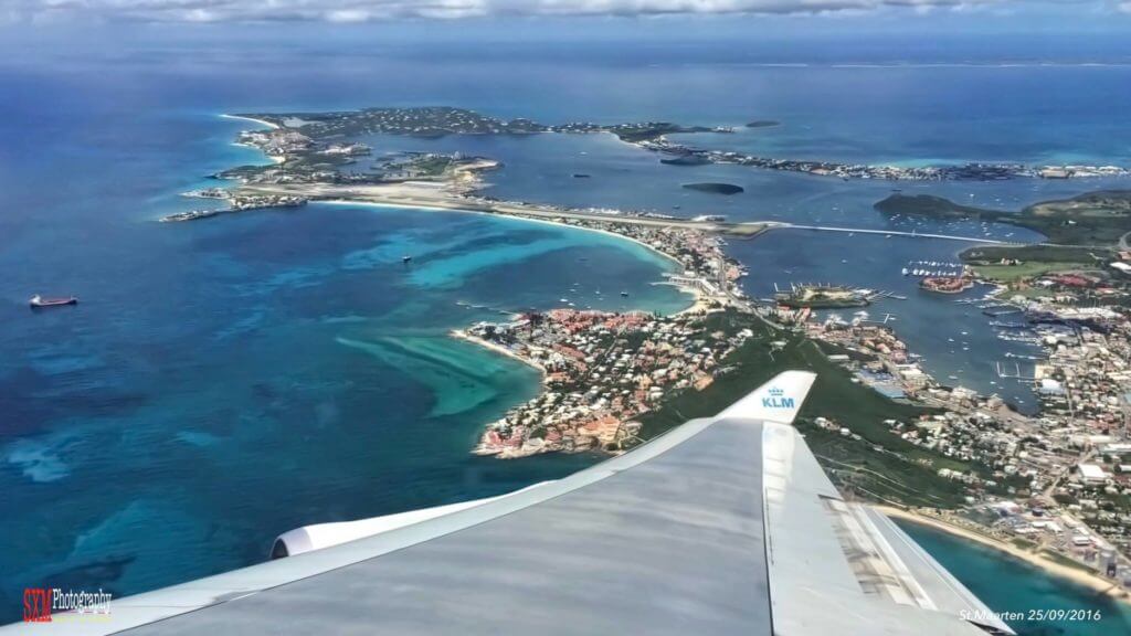 St Martin from the air