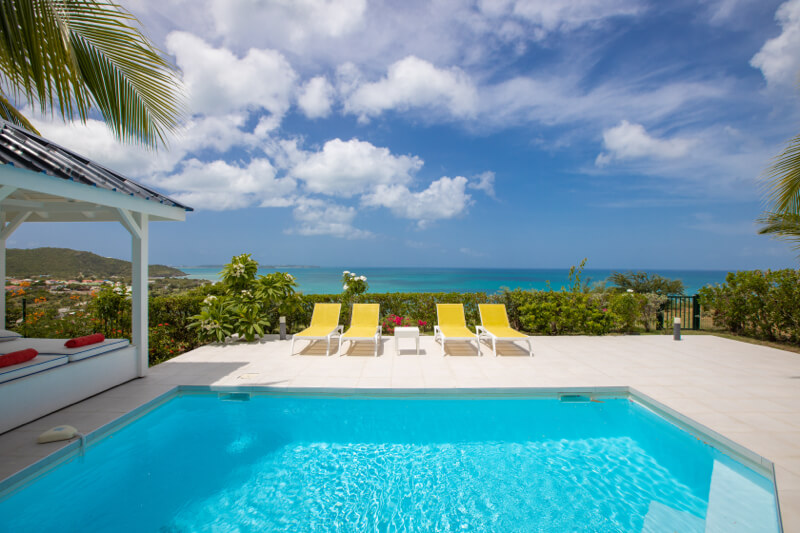 oceanview villa “Blue Sailing” located in Happy Bay, St. Martin - St ...